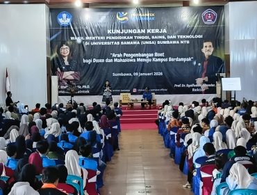 Kunjungan Wakil Menteri Pendidikan Tinggi Perkuat Arah Kebijakan Akademik Universitas Samawa. (Ist)
