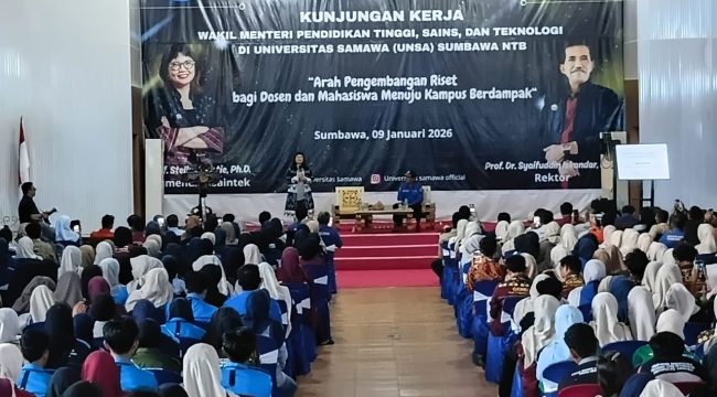 Kunjungan Wakil Menteri Pendidikan Tinggi Perkuat Arah Kebijakan Akademik Universitas Samawa. (Ist)