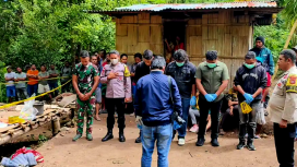Jajaran Kepolisian Saat Dalami Anak Yang Bunuh Diri. (Ist)