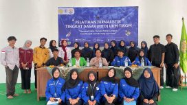 UKM TIKOM Cetak Jurnalis Muda Lewat Pelatihan Jurnalistik Dasar di Pandeglang. (Ist)